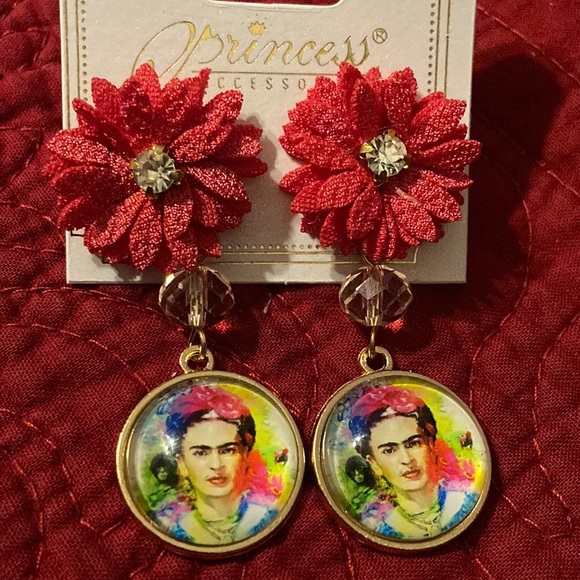 princess accessories Jewelry - Beautiful Frida Khalo earrings